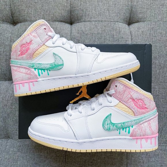 Jordan | Shoes | Nike Air Jordan Ice Cream White Pastel Pink Shoes |  Poshmark